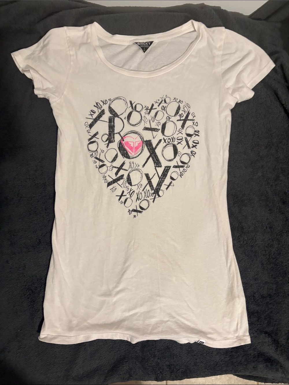 Roxy white tee